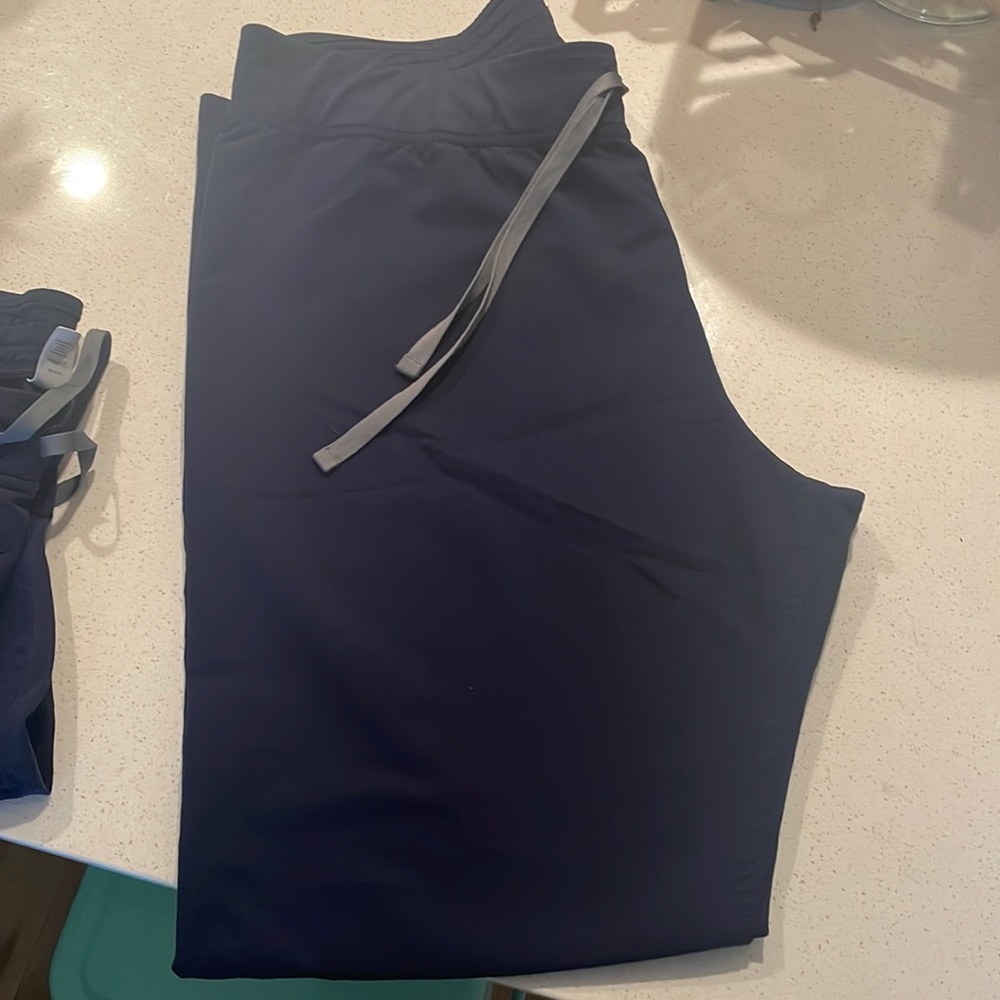 Figs Navy Blue XL Tall Livingston Basic Scrub Bottoms